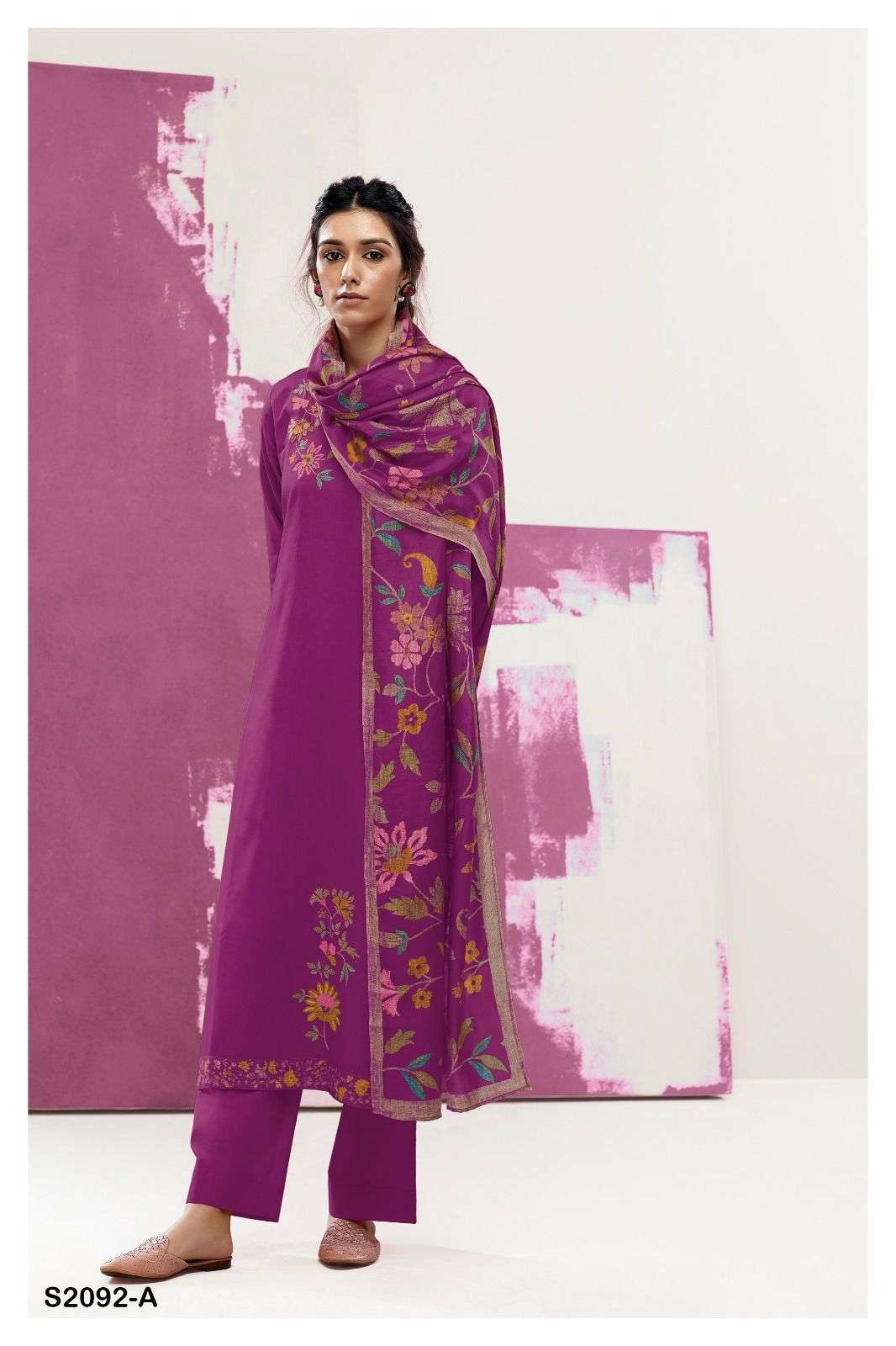 ganga odell 2092 colour series latest designer salwar kameez wholesaler surat gujarat