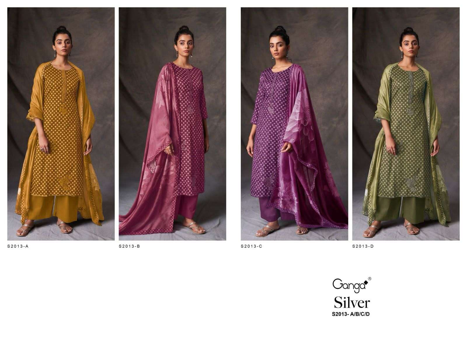 Women's Silver Striped Sea Green Kurta Pant Set - Geeta Fashion | Tunic  designs, Silk bottoms, Silk fabric