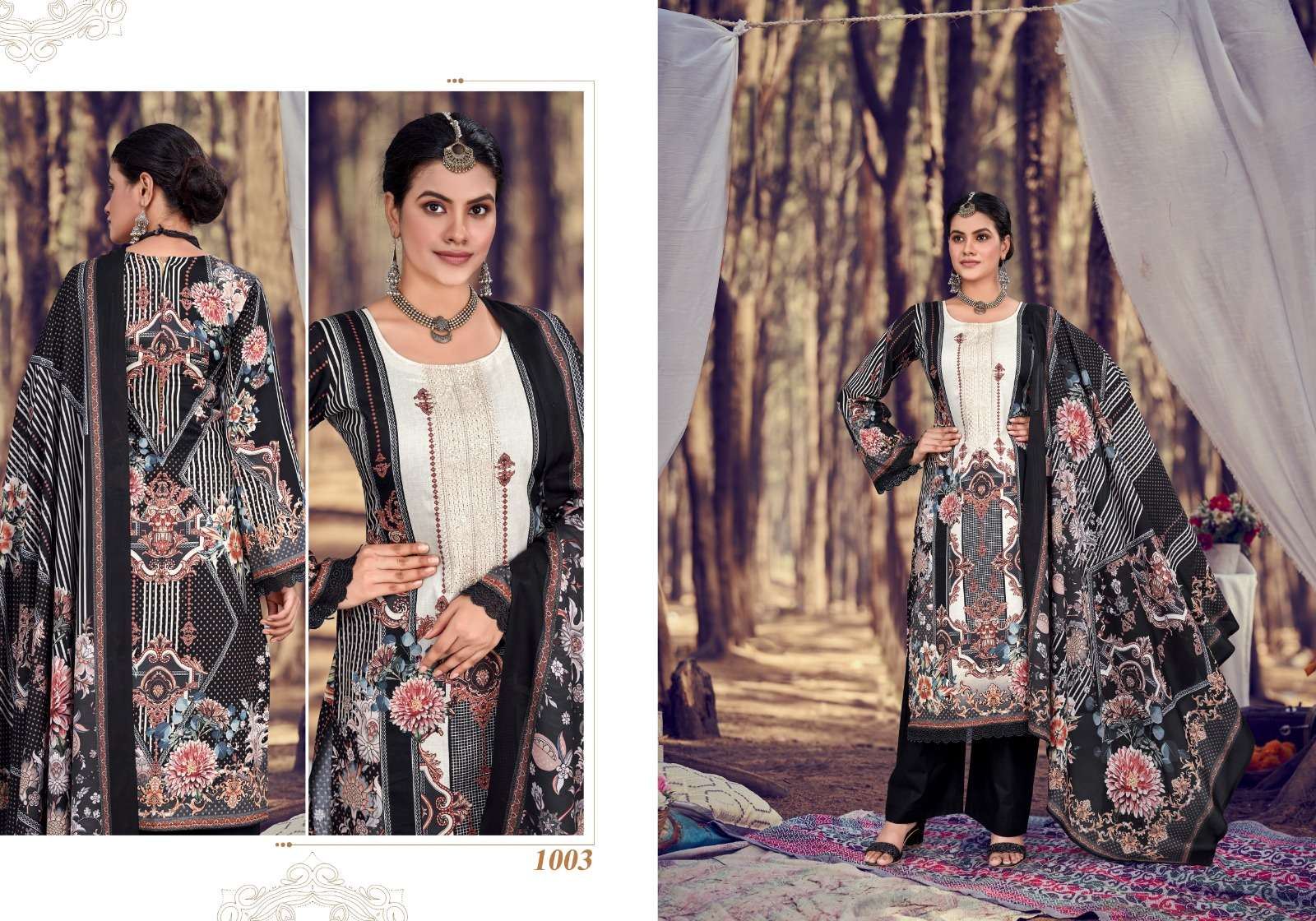 hermitage clothing aza 1001-1006 series latest designer salwar kameez wholesaler surat gujarat