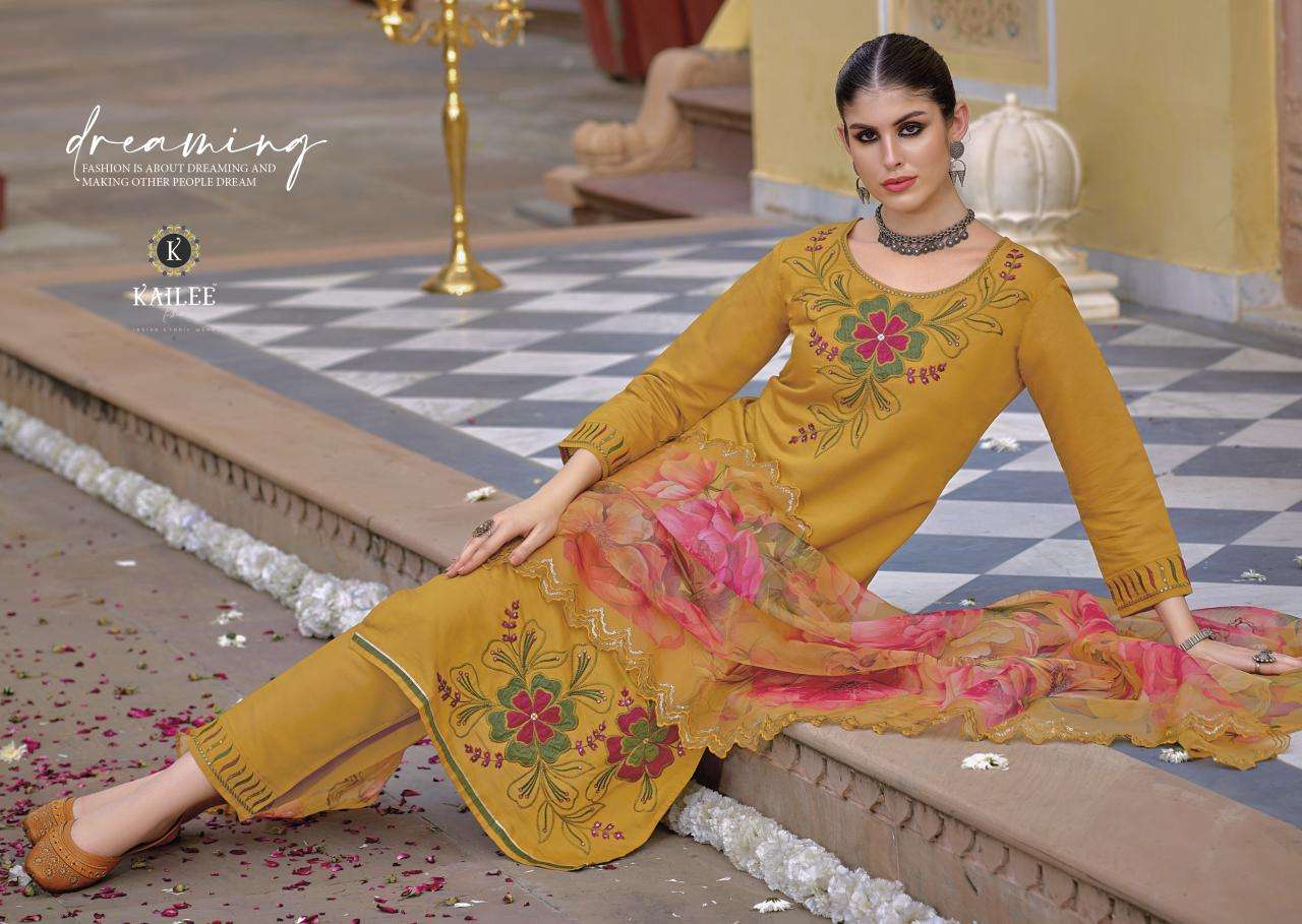 kailee fashion boondi vol-3 cat 42381-42386 series latest designer kurti set wholesaler surat gujarat
