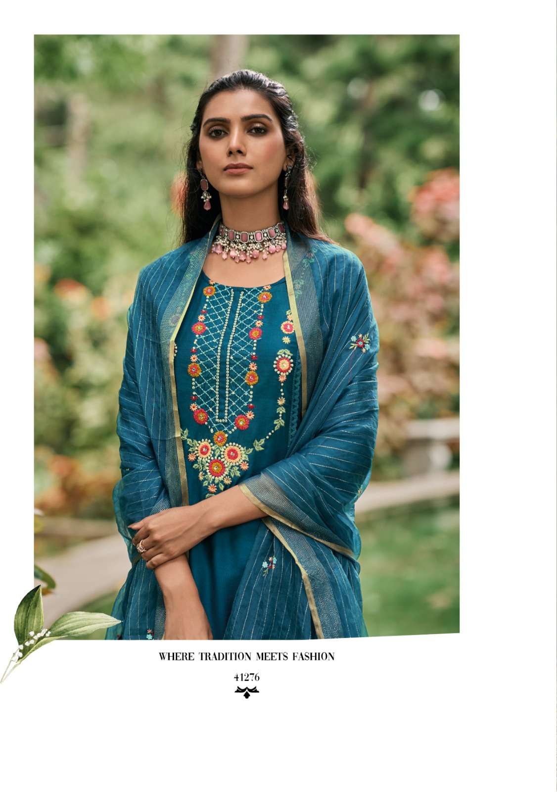 kailee fashion isabel 41271-41276 series latest designer fancy kurti set wholesaler surat gujarat