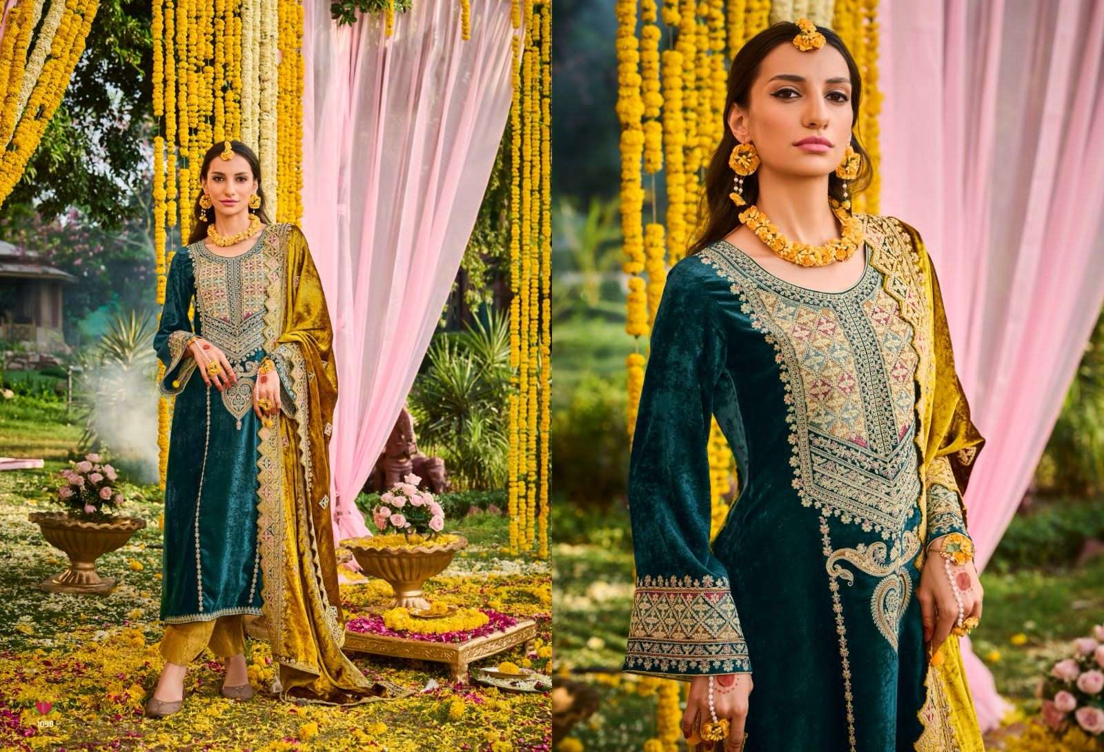 kuch khaas vol-9  1091-1098 series designer festive wear traditional pakistani salwar kameez wholesaler surat gujarat