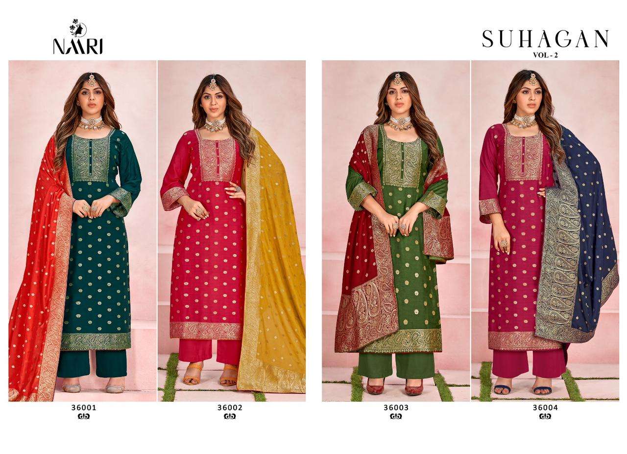 naari suhagan 36001-36004 series latest pakistani salwar kameez ...