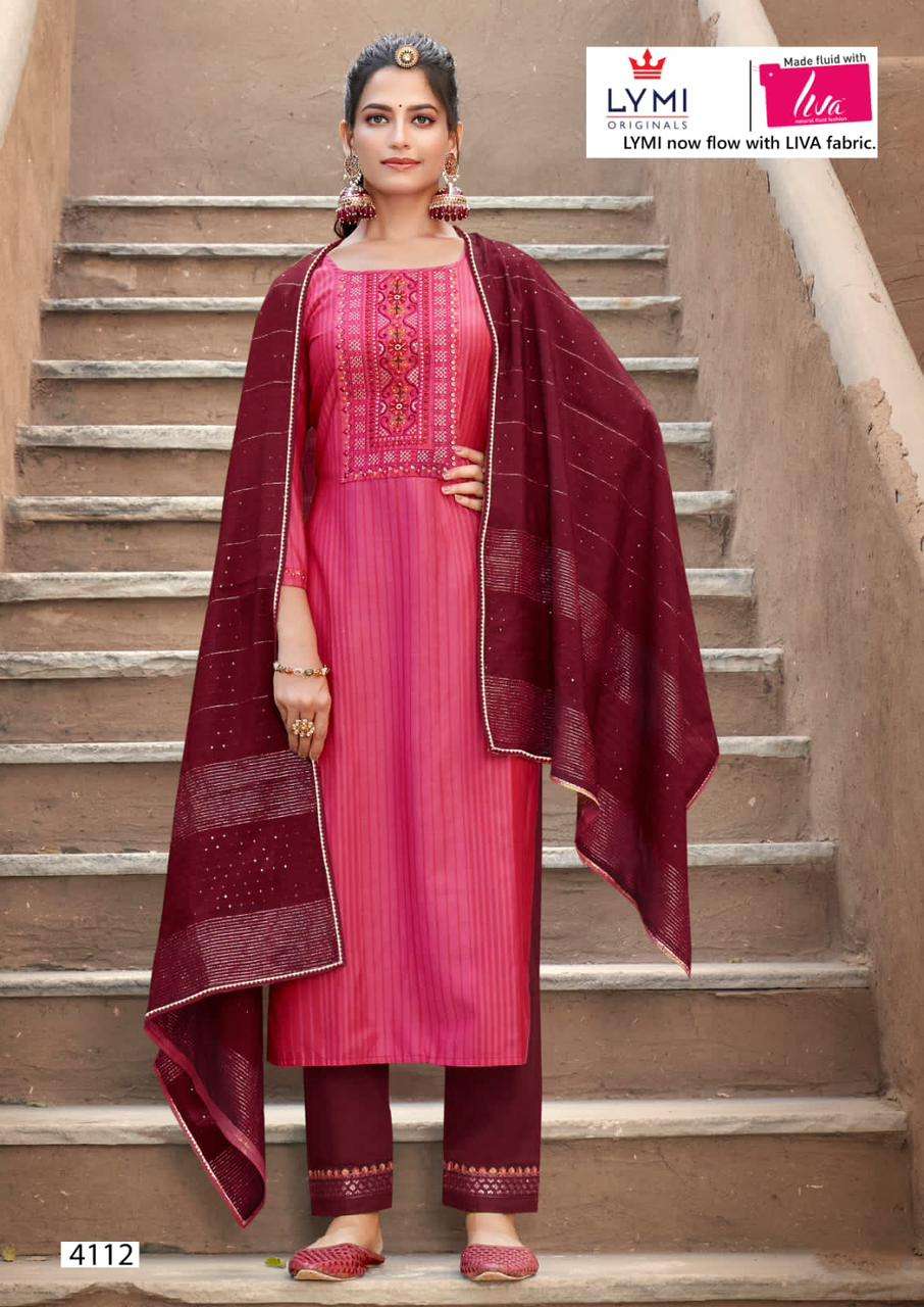 rangoon limelight vol-2 4111-4116 series latest designer readymade salwar kameez wholesaler surat gujarat