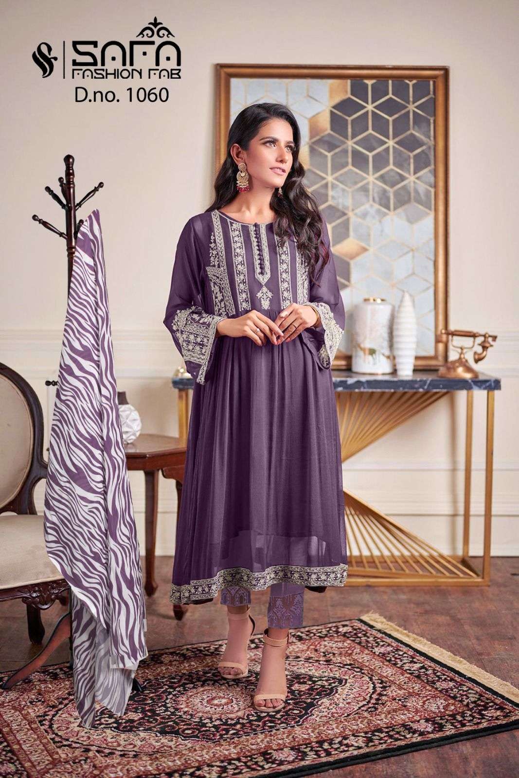 safa fashion hub 1060 colour series latest designer pakistani salwar kameez wholesaler surat gujarat