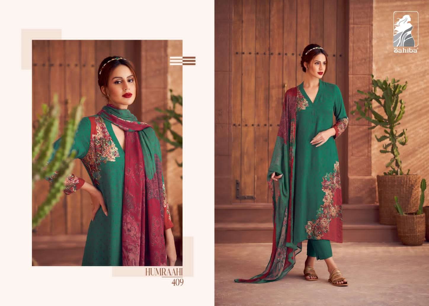 sahiba humraahi series designer latest pakistani salwar kameez wholesaler surat gujarat