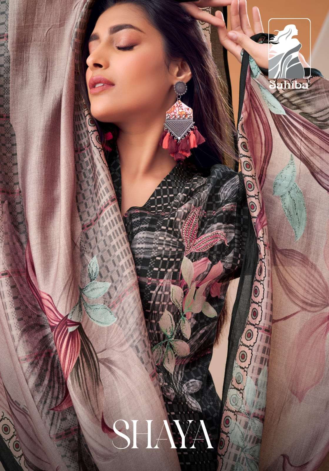 sahiba shaya latest designer fancy pakistani salwar kameez wholesaler surat gujarat