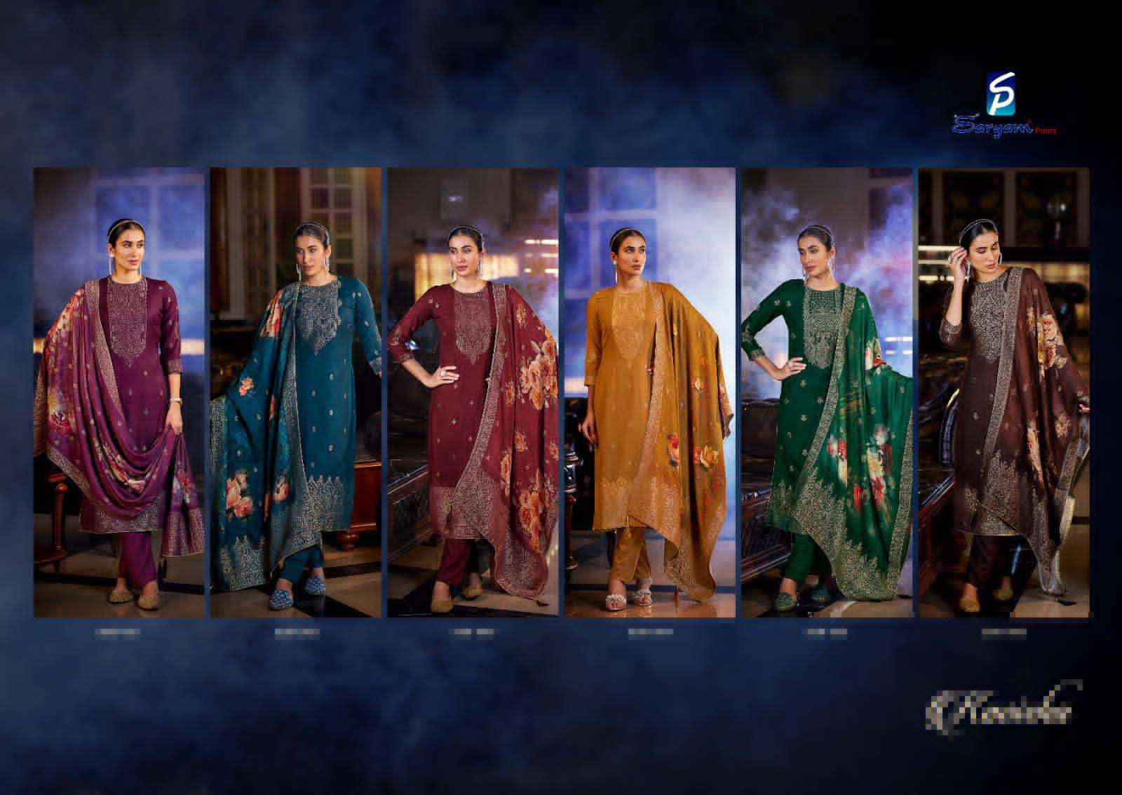 sargam prints kavisha latest designer fancy salwar kameez wholesaler surat gujarat