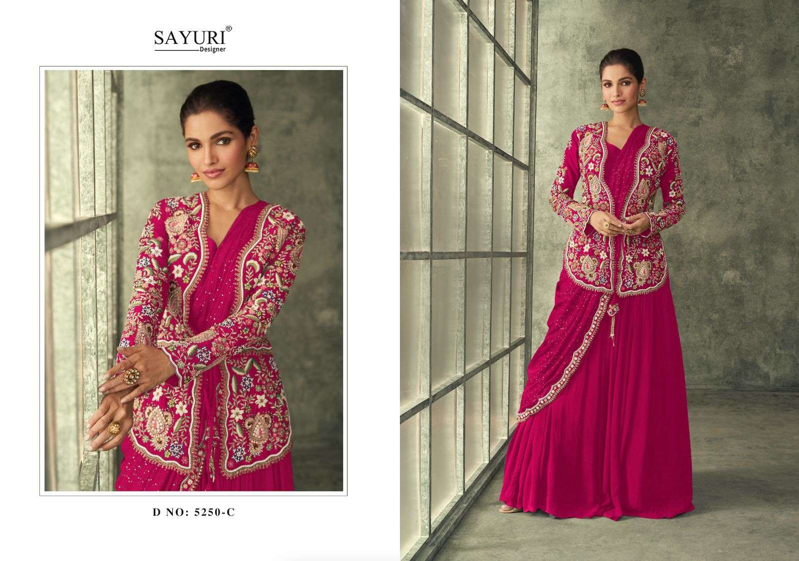sayuri designer evergreen special 5250 colour series latest designer wedding lehenga wholesaler surat gujarat