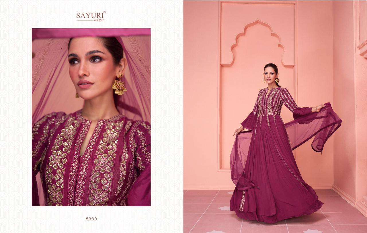 sayuri designer kiaraa 5329-5331 series latest designer salwar kameez wholesaler surat gujarat