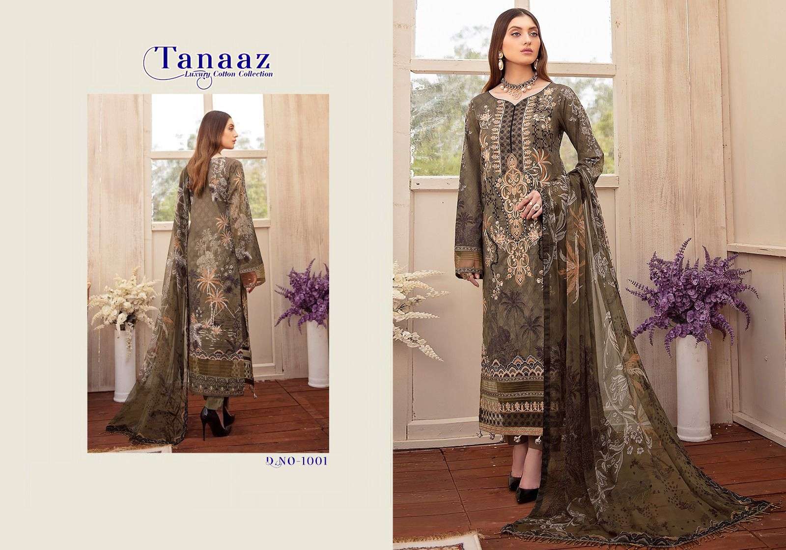 tanaaz vol-1 1001-1006 series latest pakistani salwar kameez wholesaler surat gujarat