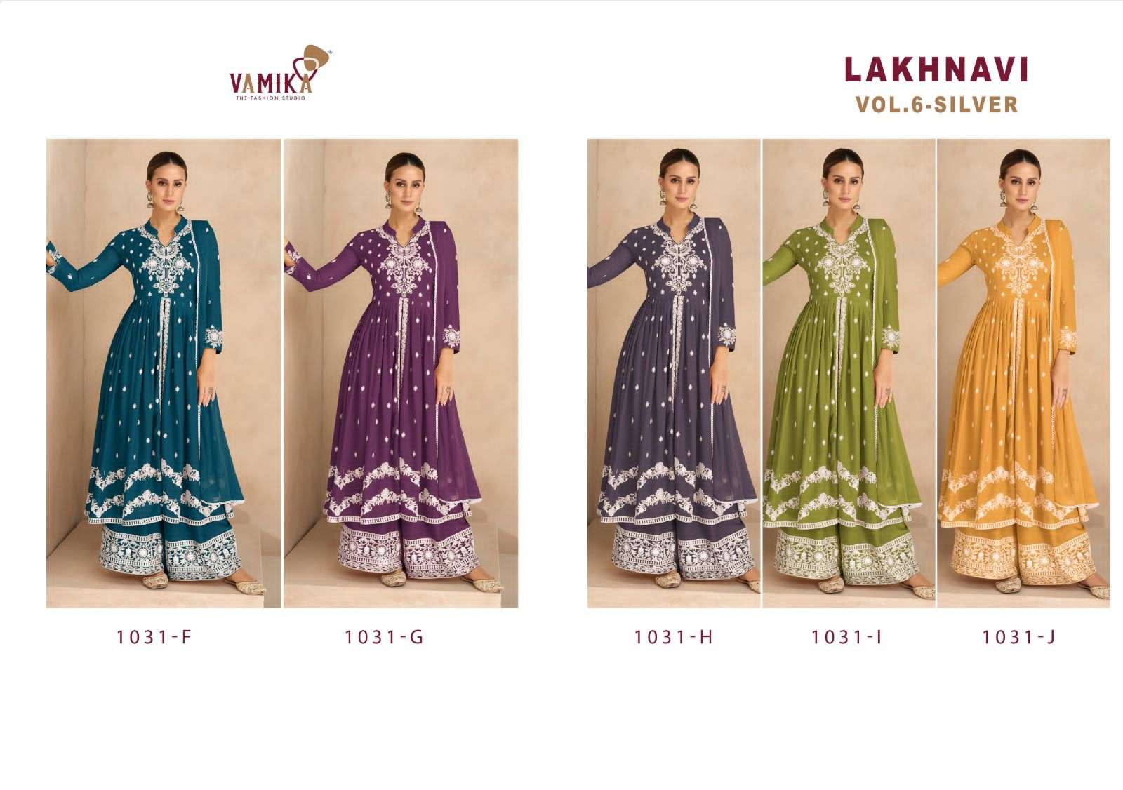 vamika arihant 1031 colour series designer salwar kameez wholesaler surat gujarat