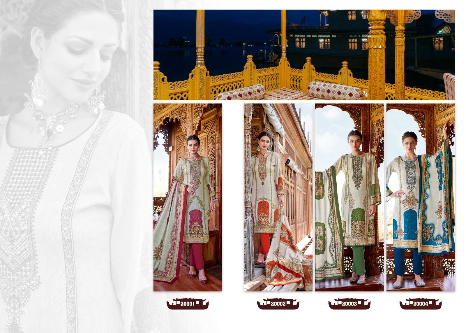zsm nihara 20001-20004 series latest designer salwar kameez wholesaler surat gujarat