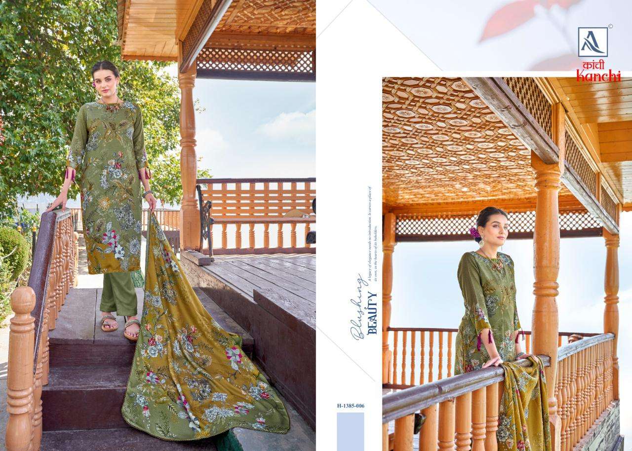alok suit kanchi latest designer fancy wedding salwar kameez wholesaler surat