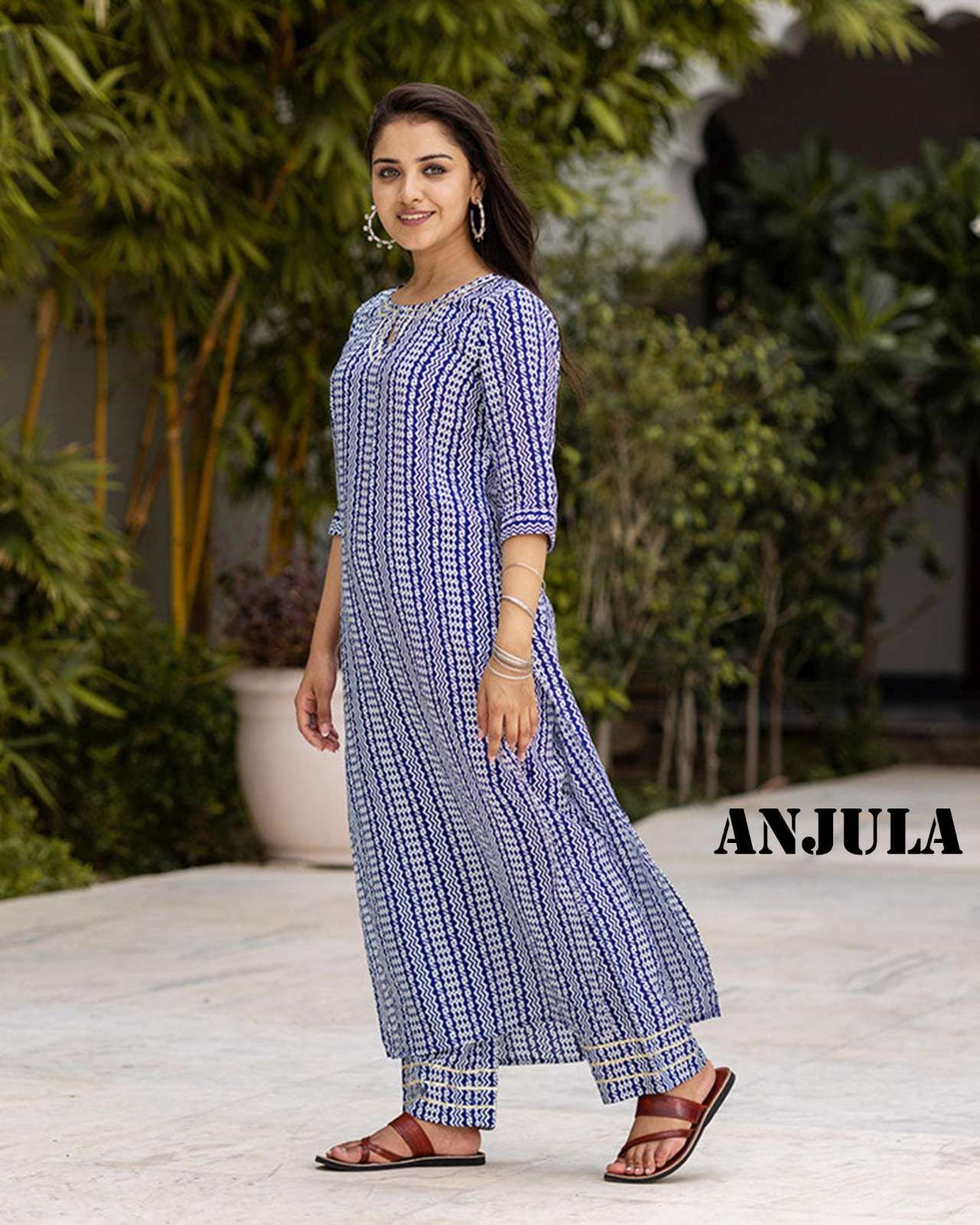 anjula vol-4 latest designer cord set tyle kurti set at wholesale price surat