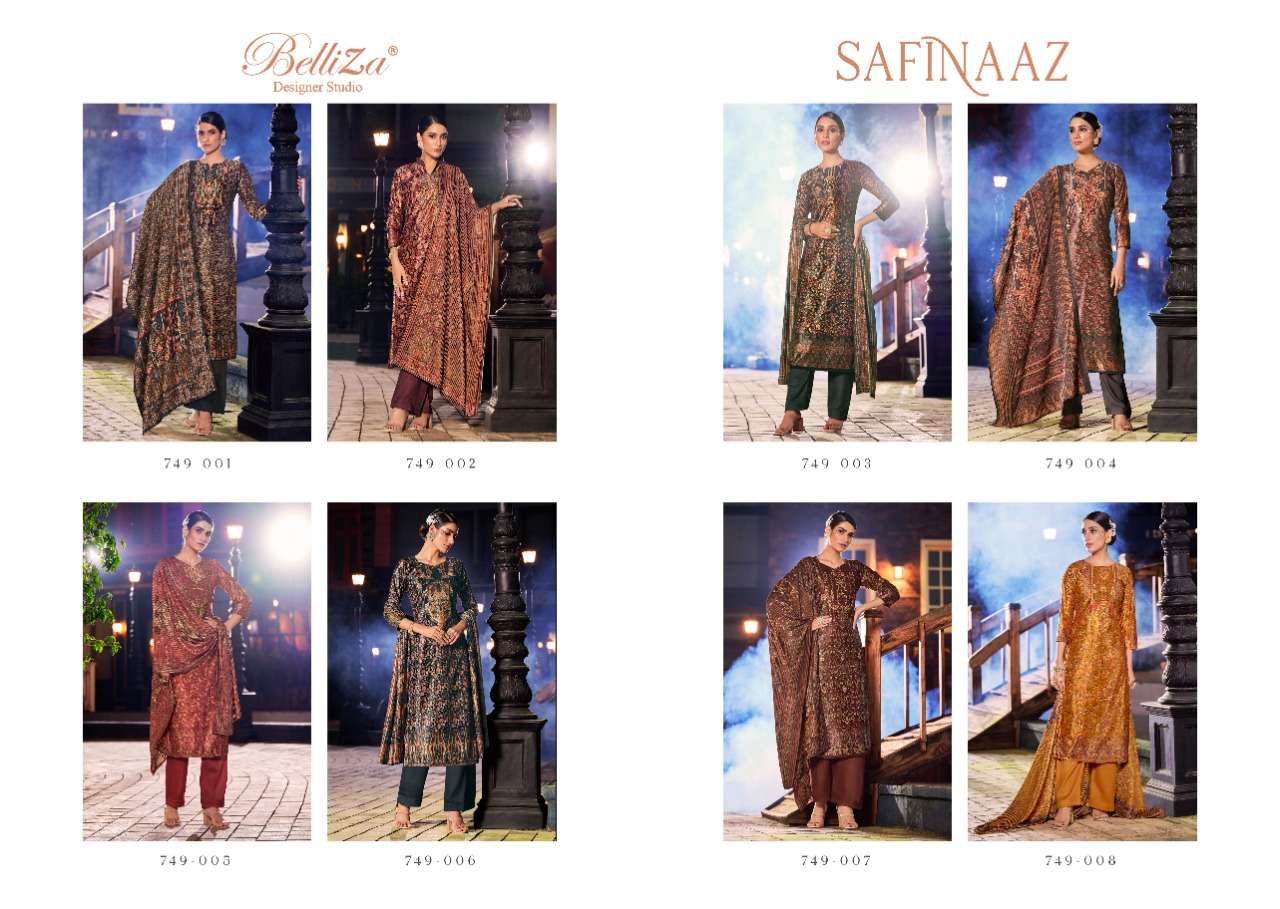 belliza safinaaz designer latest pakistani festive wear salwar kameez wholesaler india
