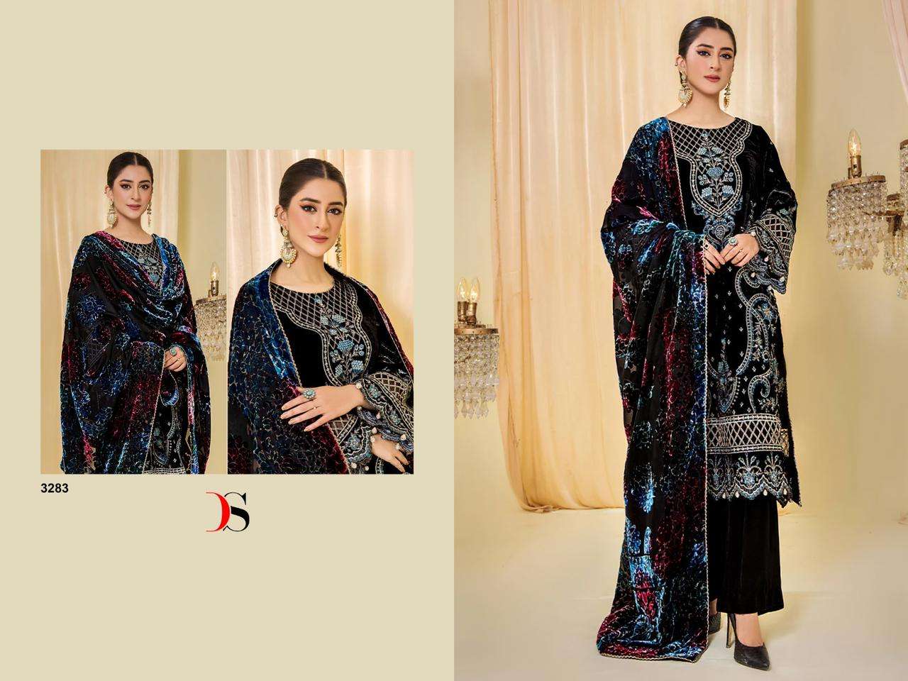 deepsy sana safinaz 3281-3286 series designer pakistani wedding wear salwar kameez wholesaler surat gujarat