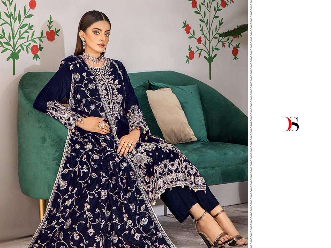 deepsy suits velvet 23-3 series latest designer wedding wear salwar kameez wholesaler surat gujarat