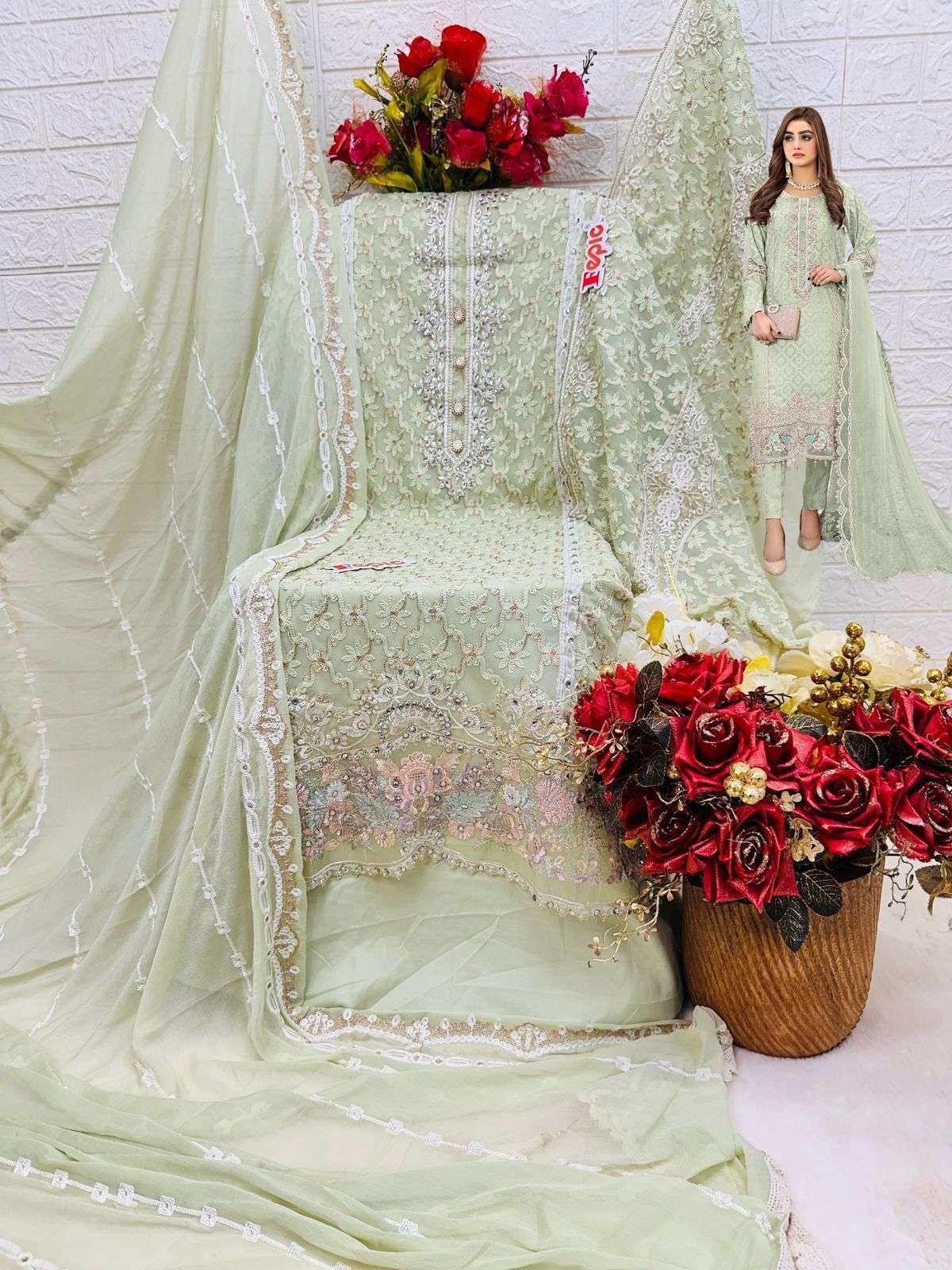 fepic 1361 colour series latest designer pakistani salwar kameez at wholesale price surat gujarat