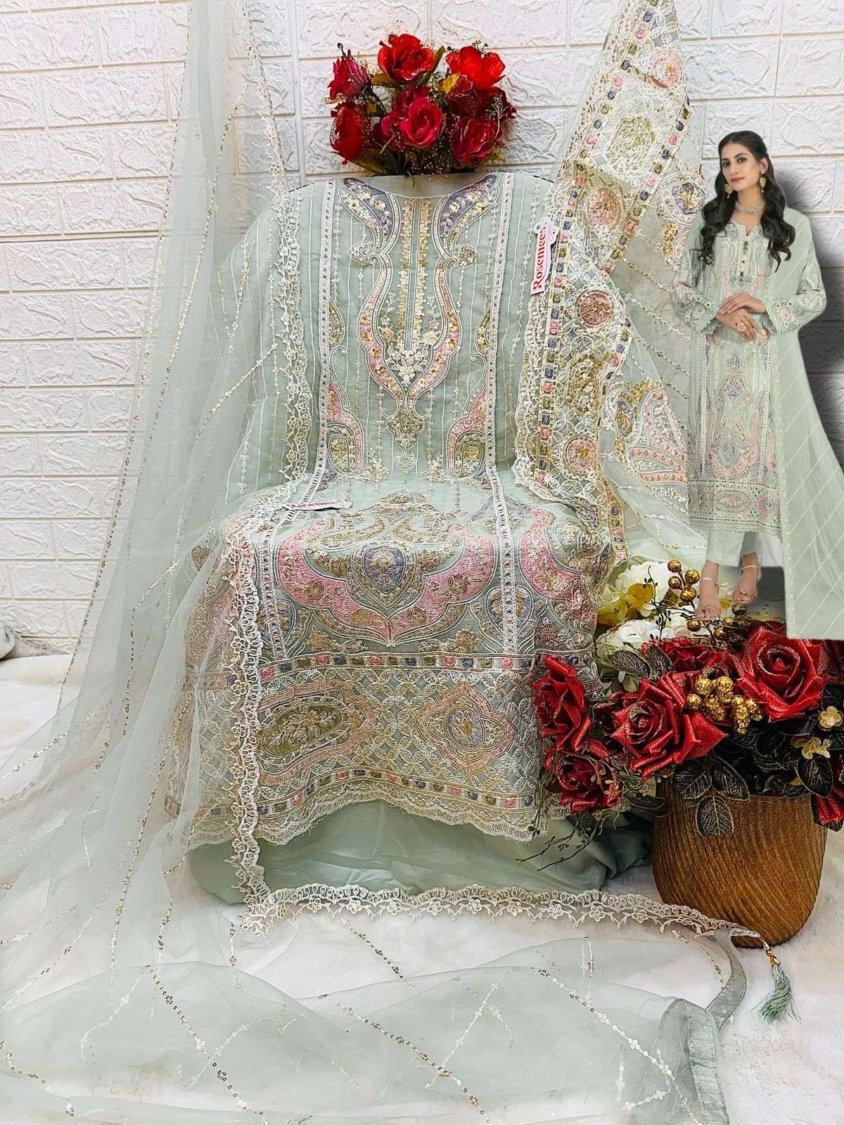 fepic rosemeen 1351 colour series latest designer pakistani salwar kameez wholesaler surat gujarat