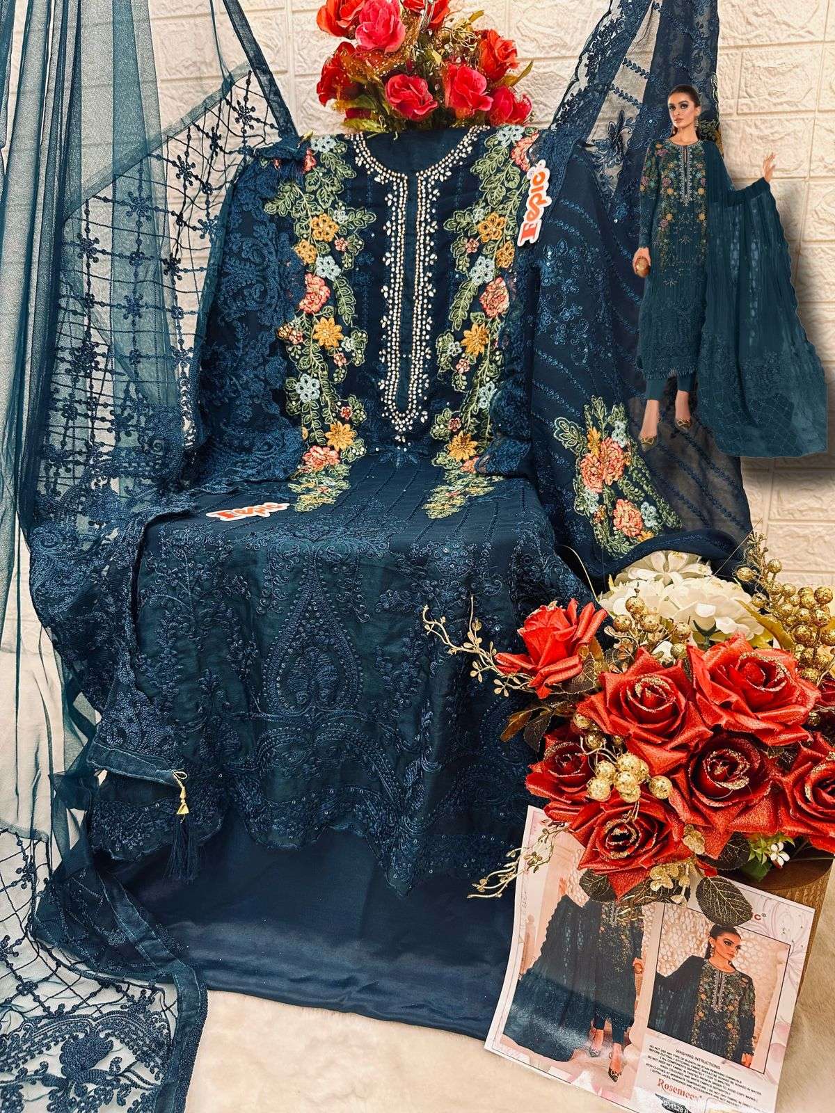 fepic rosemeen 1528 colour series latest designer pakistani salwar kameez at wholesale price surat gujarat