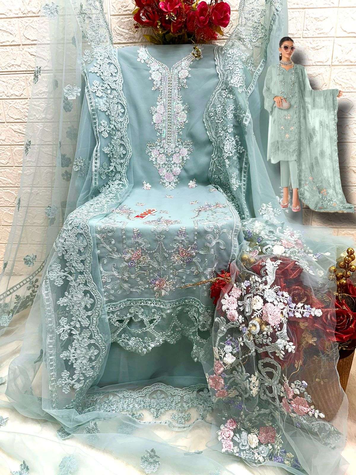 fepic rosemeen 60028 colour series latest pakistani wedding special salwar kameez wholesaler surat gujarat