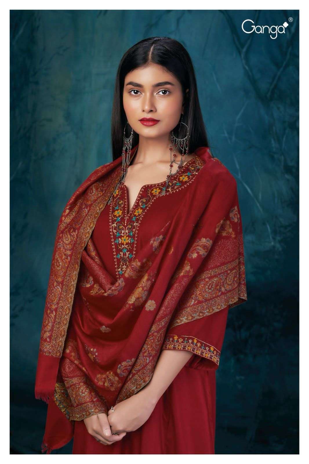 ganga vritti 2144 colour series designer wedding wear pakistani salwar kameez wholesaler surat gujarat