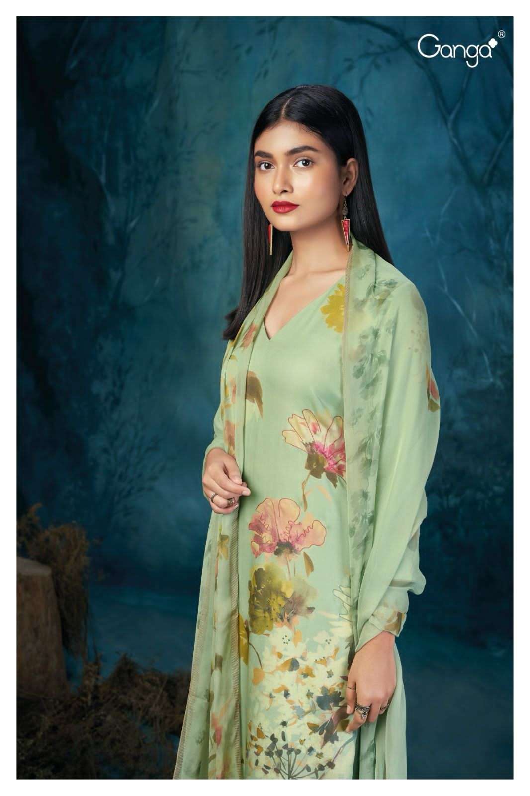 ganga zaida 2162 colour series designer wedding wear pakistani salwar kameez wholesaler surat gujarat