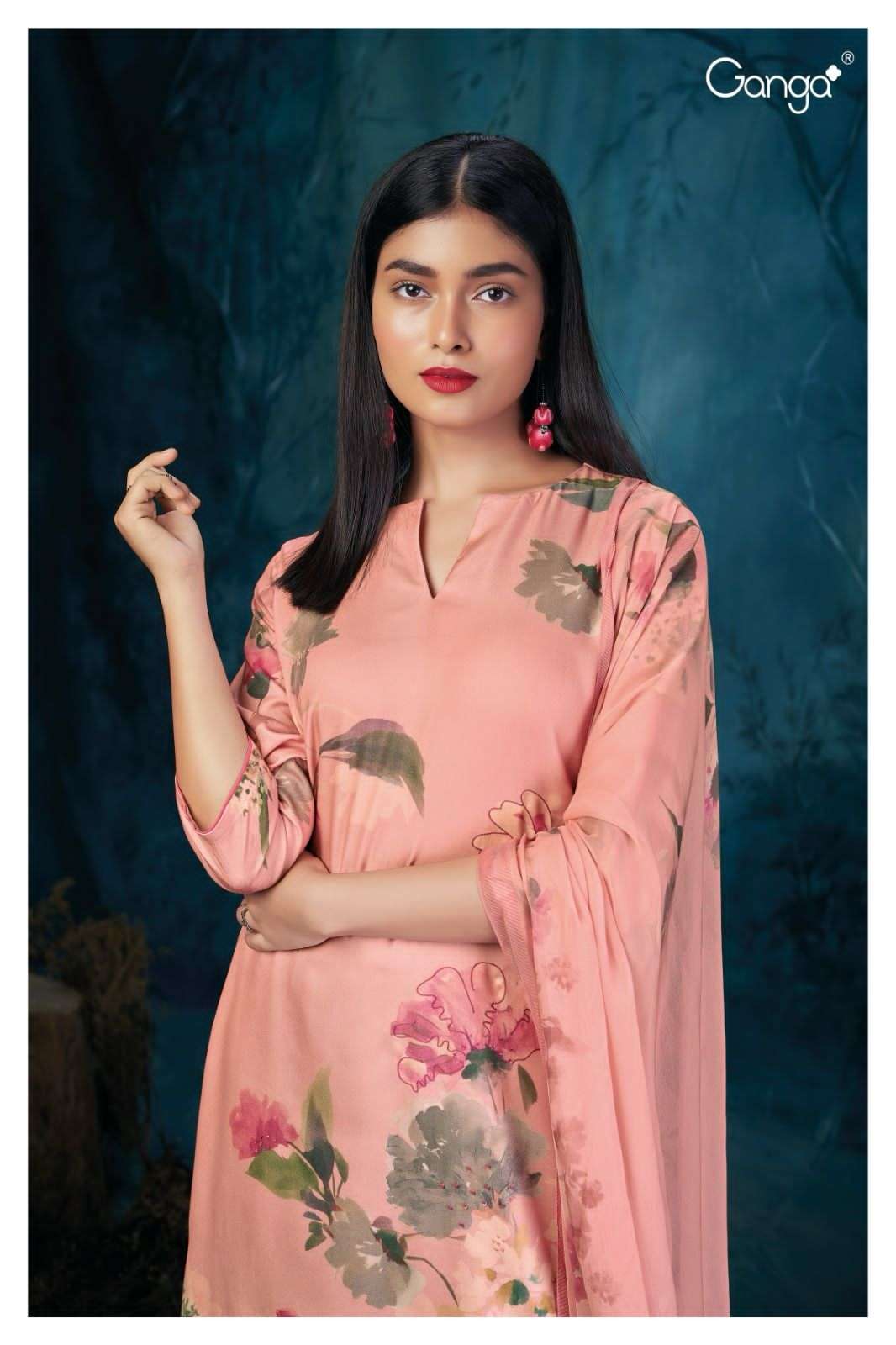 ganga zaida 2162 colour series designer wedding wear pakistani salwar kameez wholesaler surat gujarat