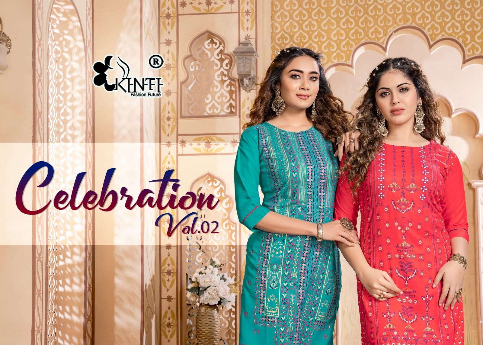 kinti fahion celebration-2 201-208 series latest designer casual wear kurti wholesaler surat gujarat