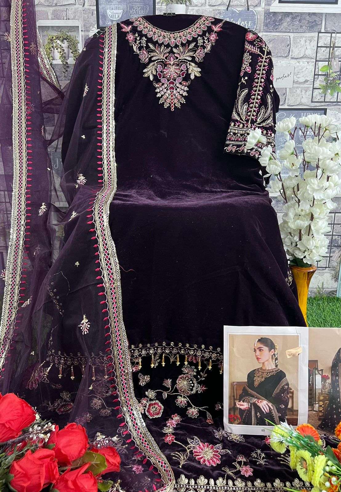 maria b 101-104 series deepsy suits latest designer pakistani salwar kameez wholesaler surat gujarat
