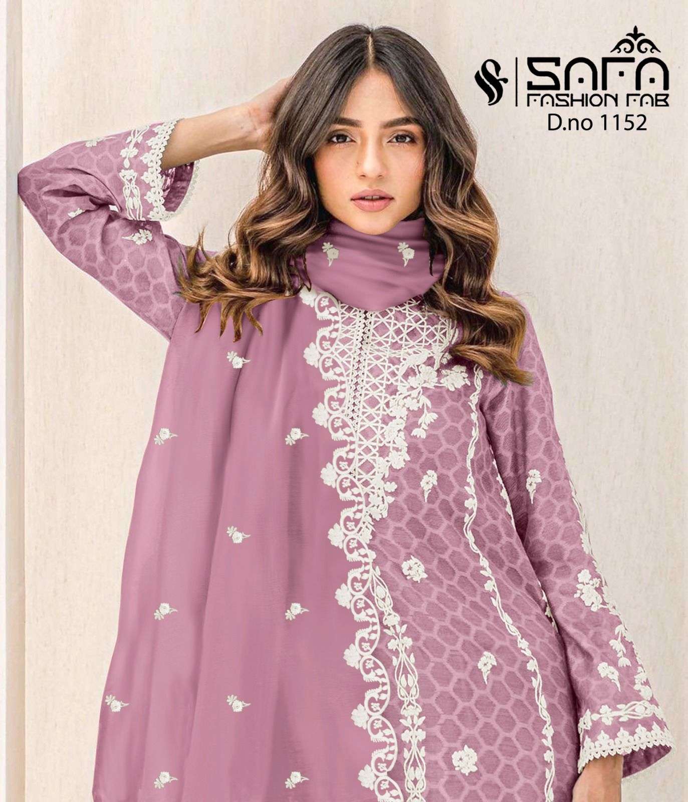 safa 1152 colour fully stitched pakistani suit with embroidery work wholesaler surat gujarat