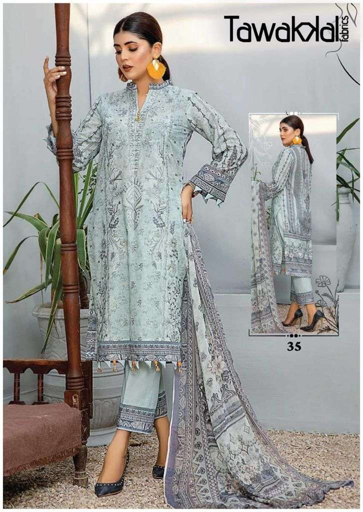 tawakkal mehroz luxury cotton collection vol-4 31-40 series designer pakistani salwar kameez wholesaler surat