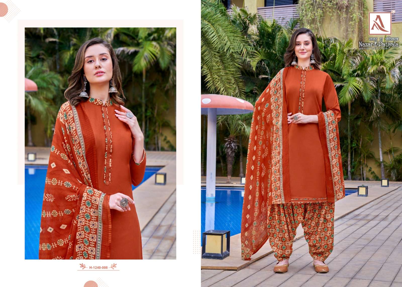 alok festive nazar-e-patiyala designer salwar kameez wholesaler surat gujarat