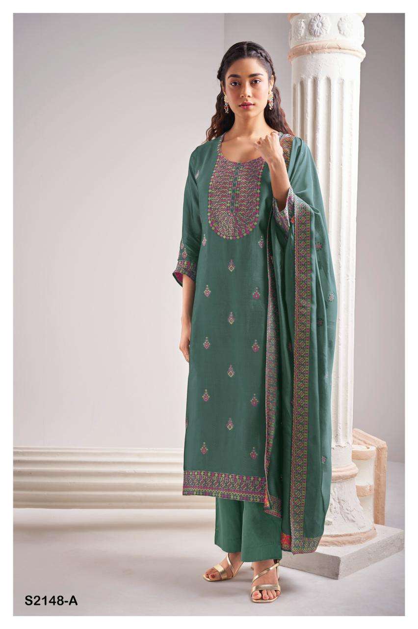 ganga teofila 2148 colour series latest designer pakistani salwar kameez wholesaler surat gujarat