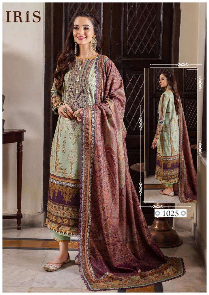 iris afsanah luxury heavy cotton collection vol-3 1021-1030 series latest indian salwar kameez wholesaler surat gujarat