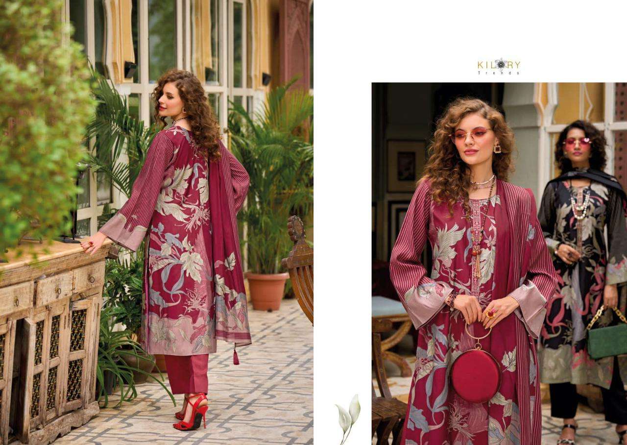 kilory trends zara 711-716 series latest designer salwar kameez wholesaler surat gujarat