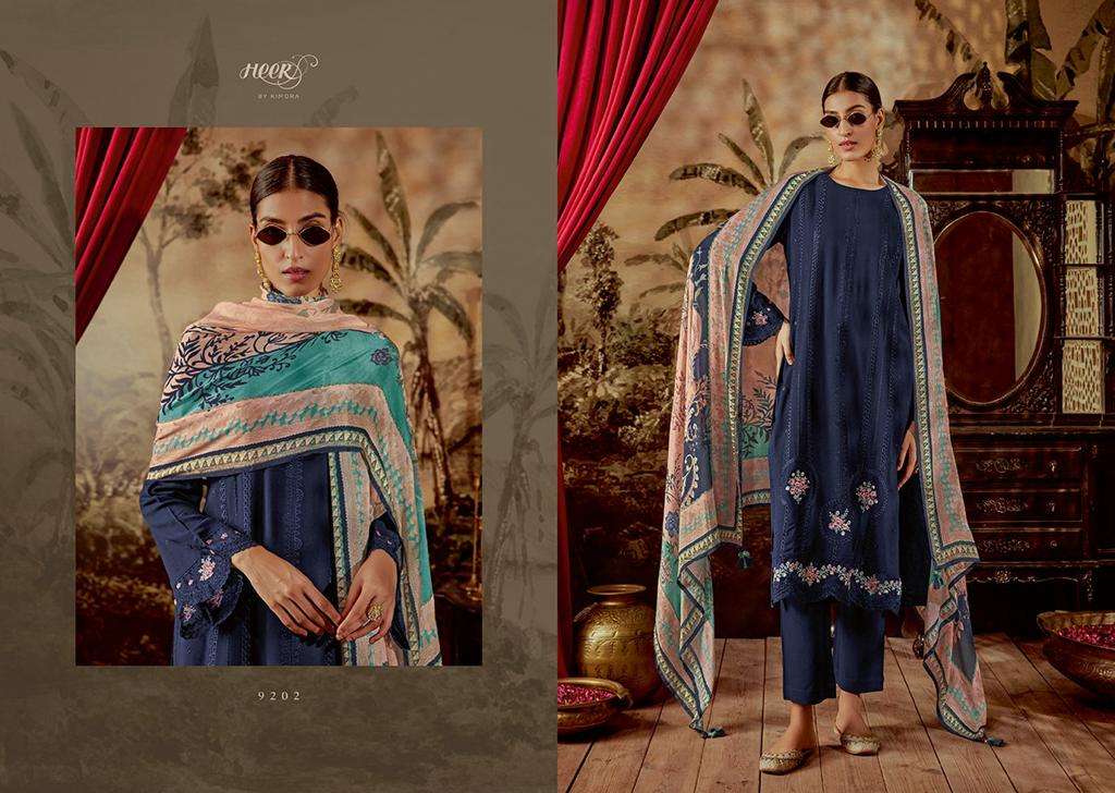 kimora heer janab 9201-9208 series latest wedding wear pakistani salwar kameez wholesaler surat gujarat