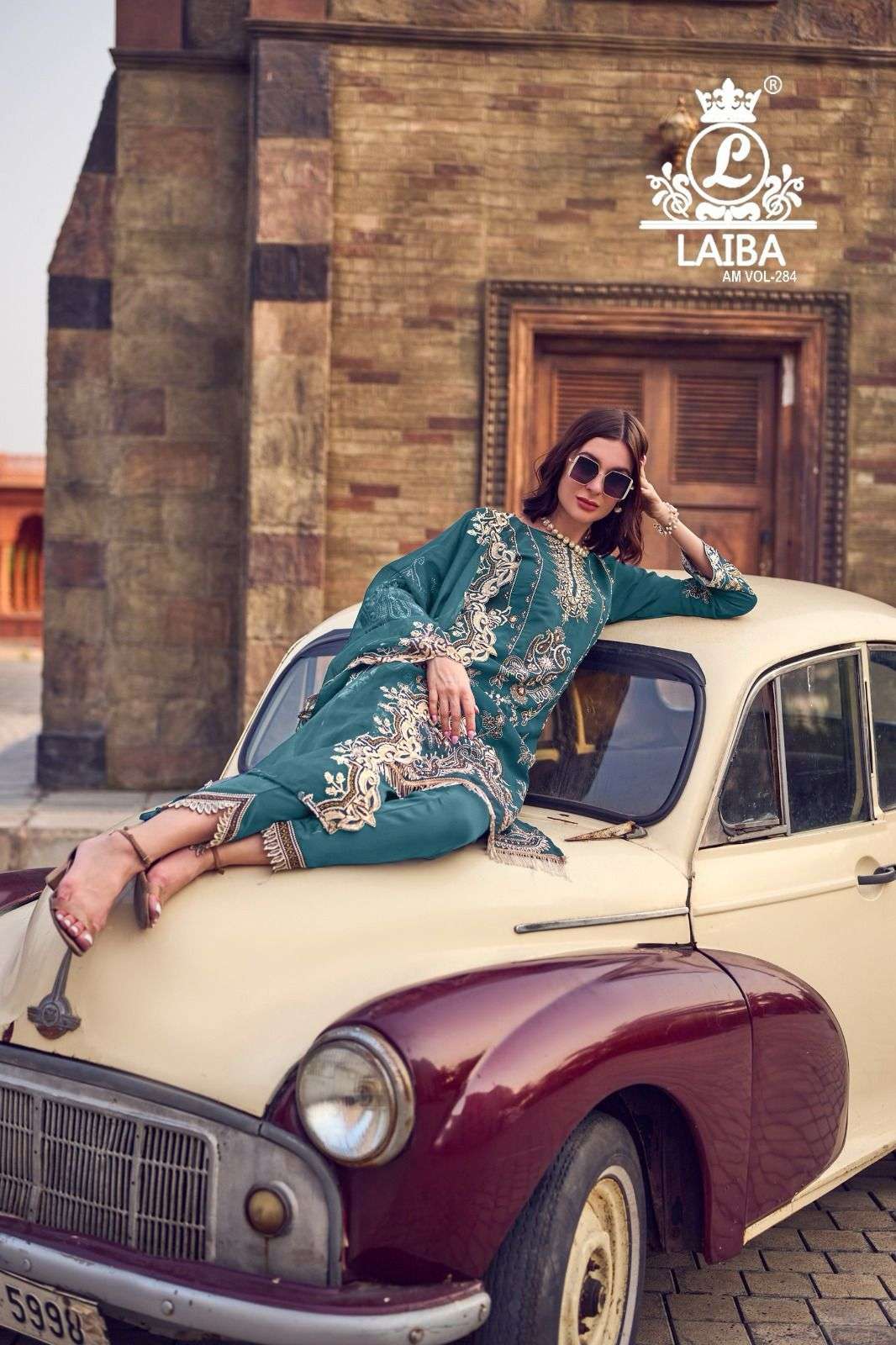 laiba am vol-284 colour series latest readymade pakistani salwar kameez wholesaler india gujarat