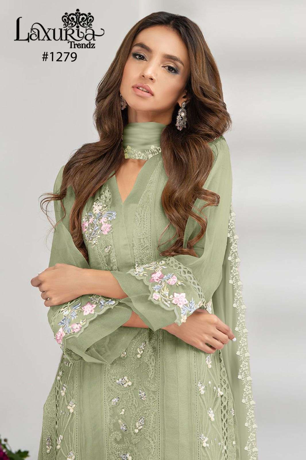 laxuria 1279 colour series designer pakistani party wear salwar kameez wholesaler surat