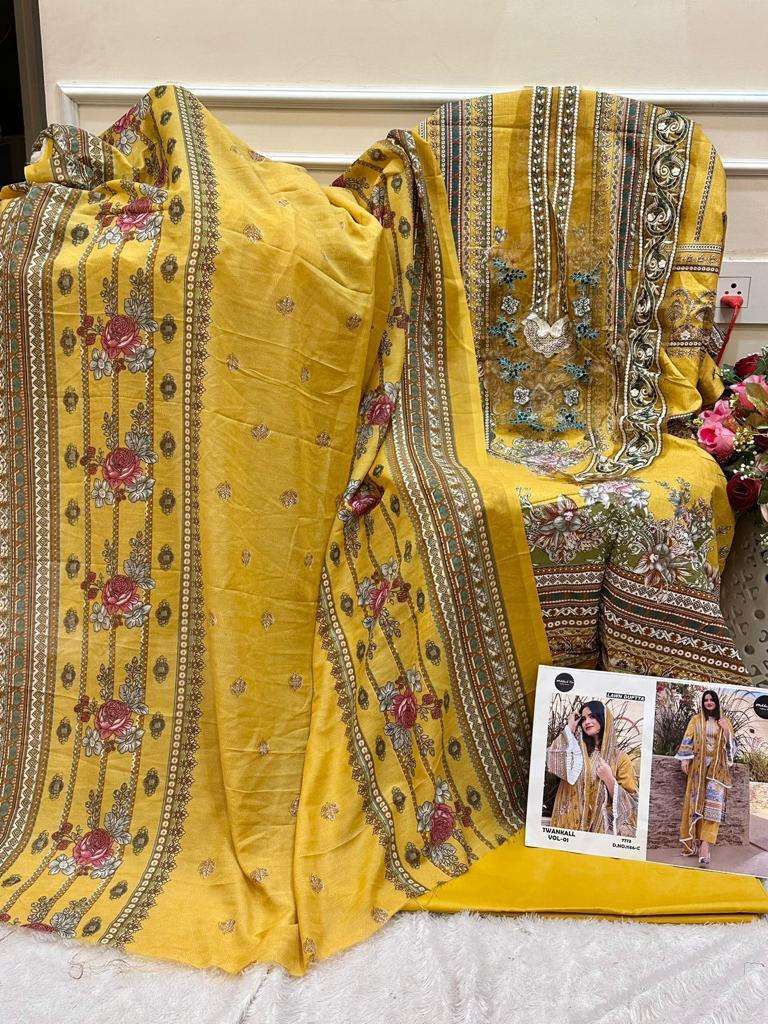 mehboob tex 1166 colour series designer wedding wear pakistani cotton suit at wholesaler price surat india gujarat