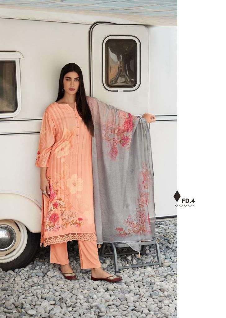 varsha fashion floral  dream latest designer fancy pakistani salwar kameez wholesaler surat gujarat