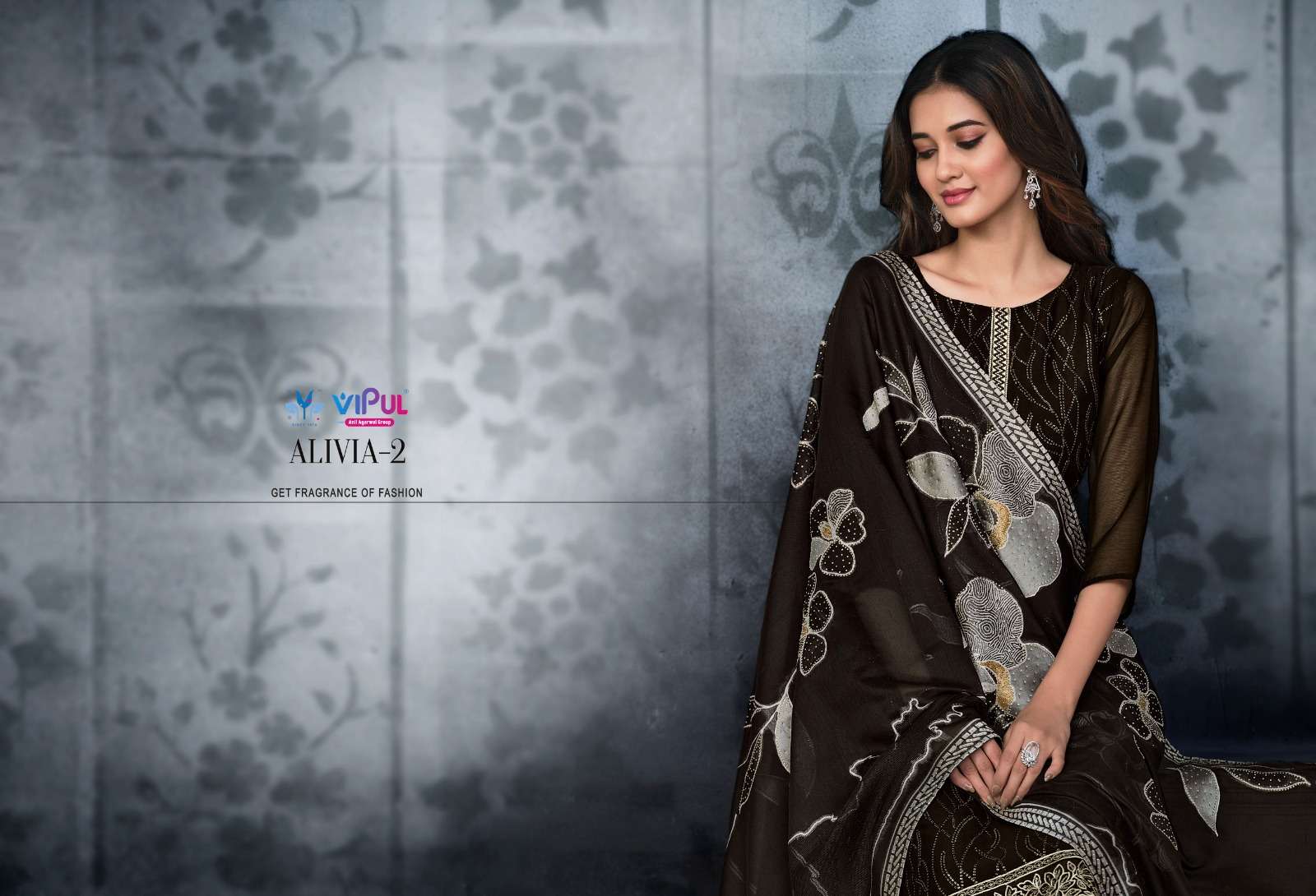 vipul fashion alivia-2 5561-5566 series latest designer straight cut salwar kameez wholesaler surat gujarat