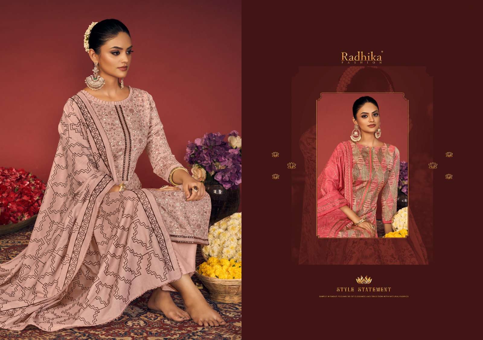 azara blossom-14 78001-78006 series latest designer salwar kameez wholesaler surat gujarat
