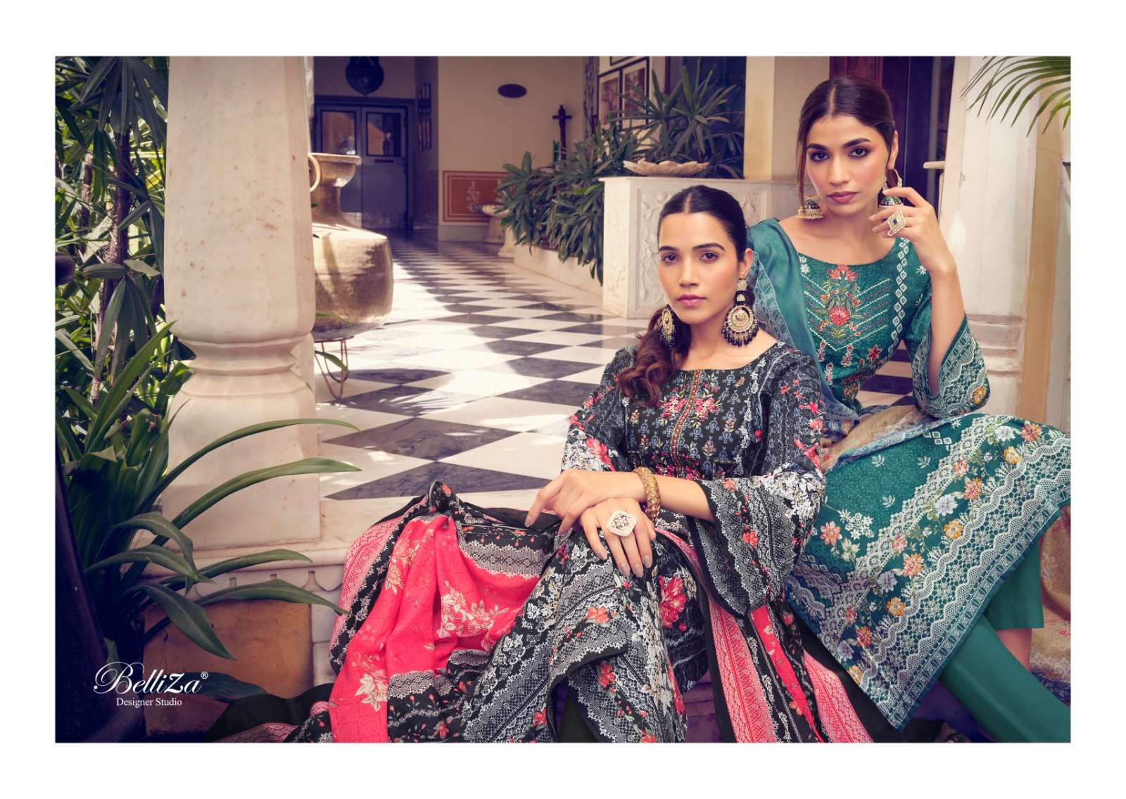 belliza naira vol-27 designer partywear pakistani suit wholesaler surat gujarat