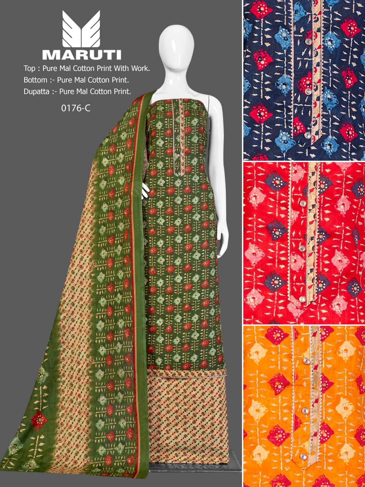 bipson prints maruti 176 colour series designer pakistani suit wholesaler surat gujarat