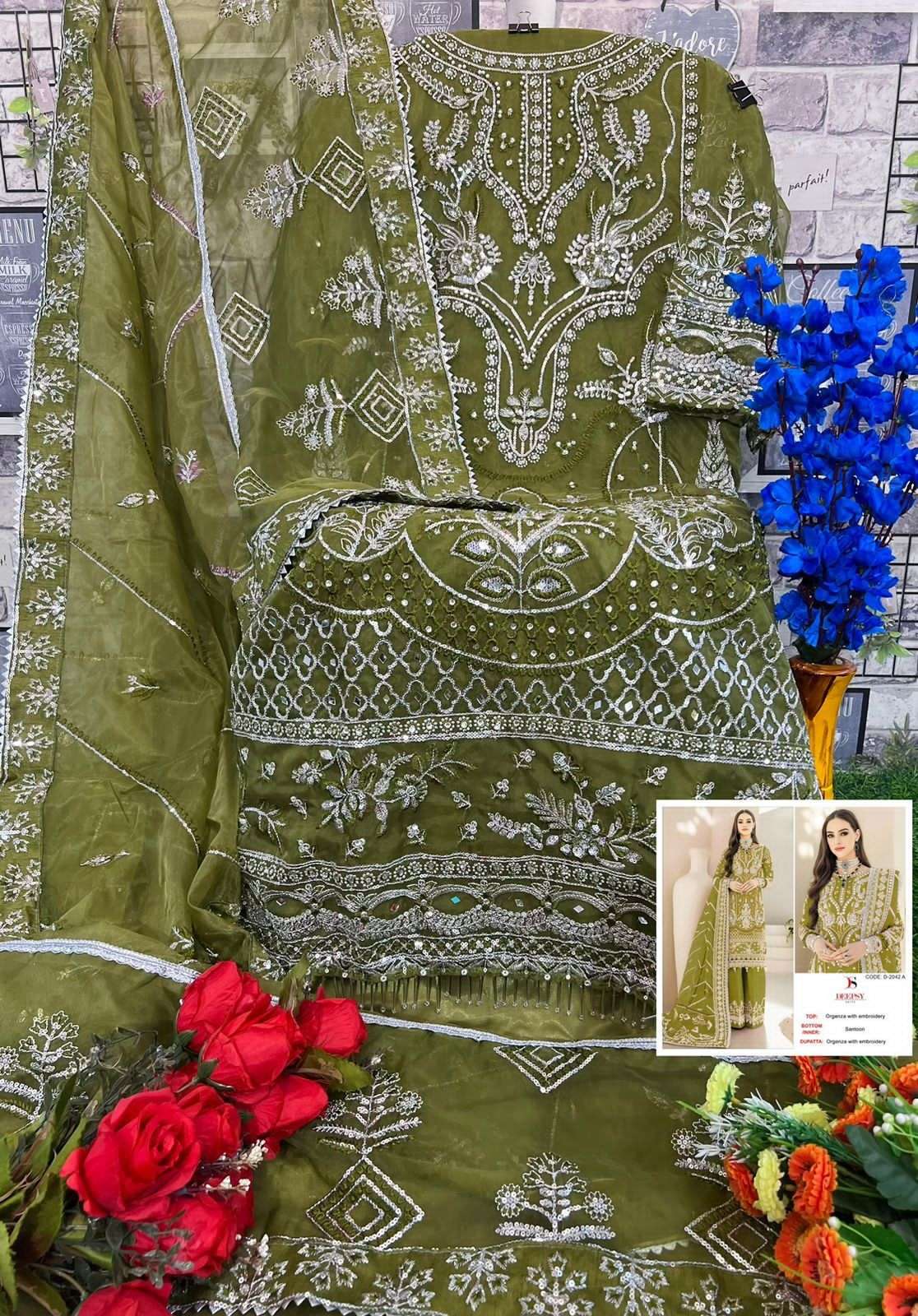 deepsy suits 2042 colour series latest designer partywear salwar kameez wholesaler india surat gujarat