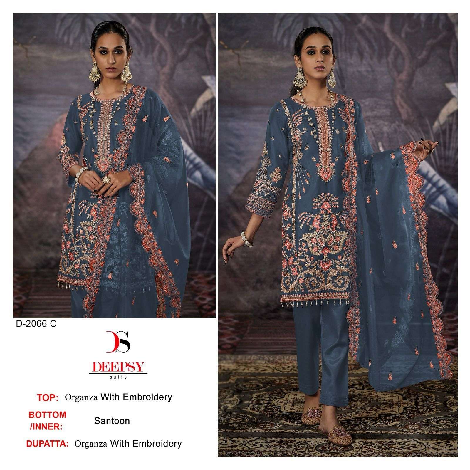 deepsy suits 2066 colour series latest designer partywear salwar kameez wholesaler surat gujarat