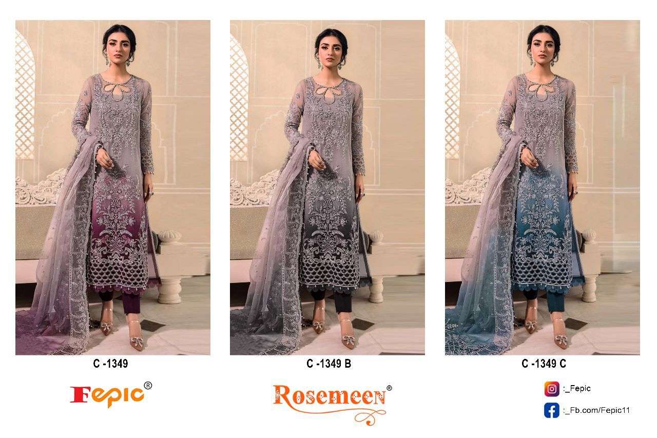 fepic 1349 colour series latest designer pakistani salwar kameez at wholesale price surat gujarat