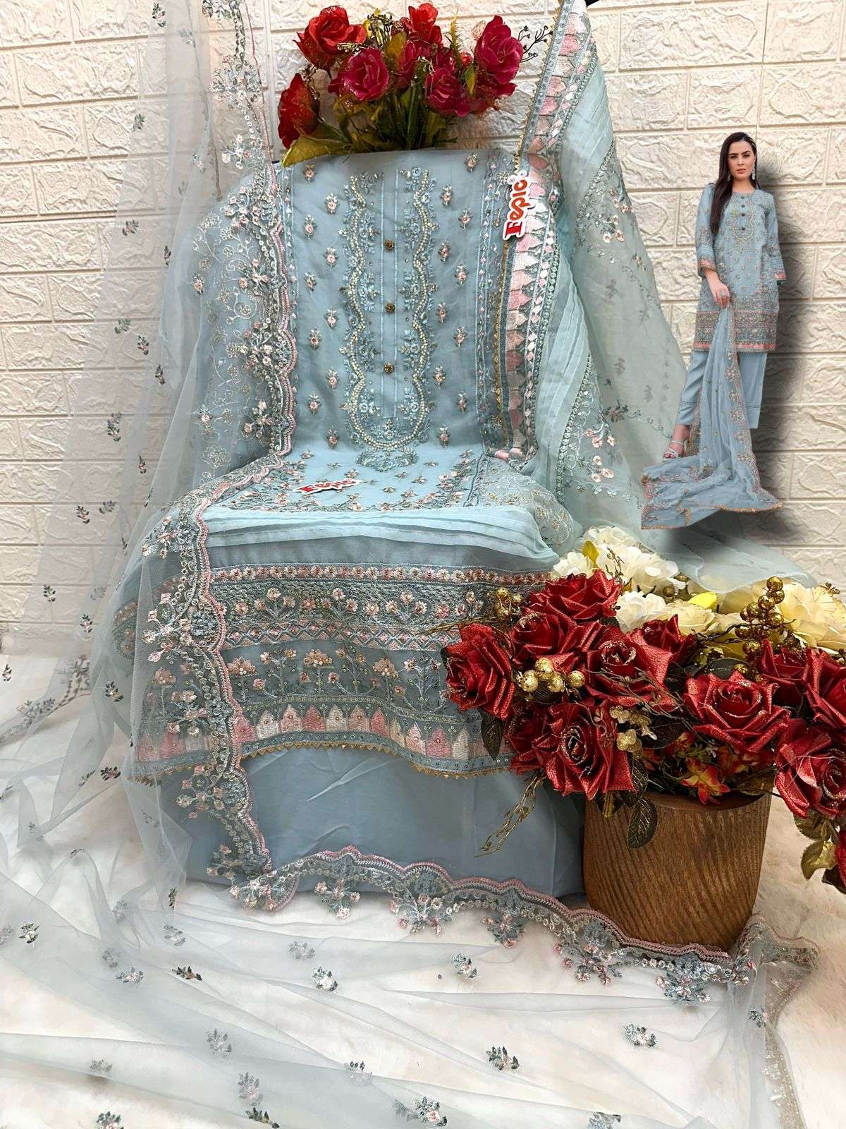 fepic 1660 colour series latest designer pakistani festive wear salwar kameez at wholesale price surat gujarat
